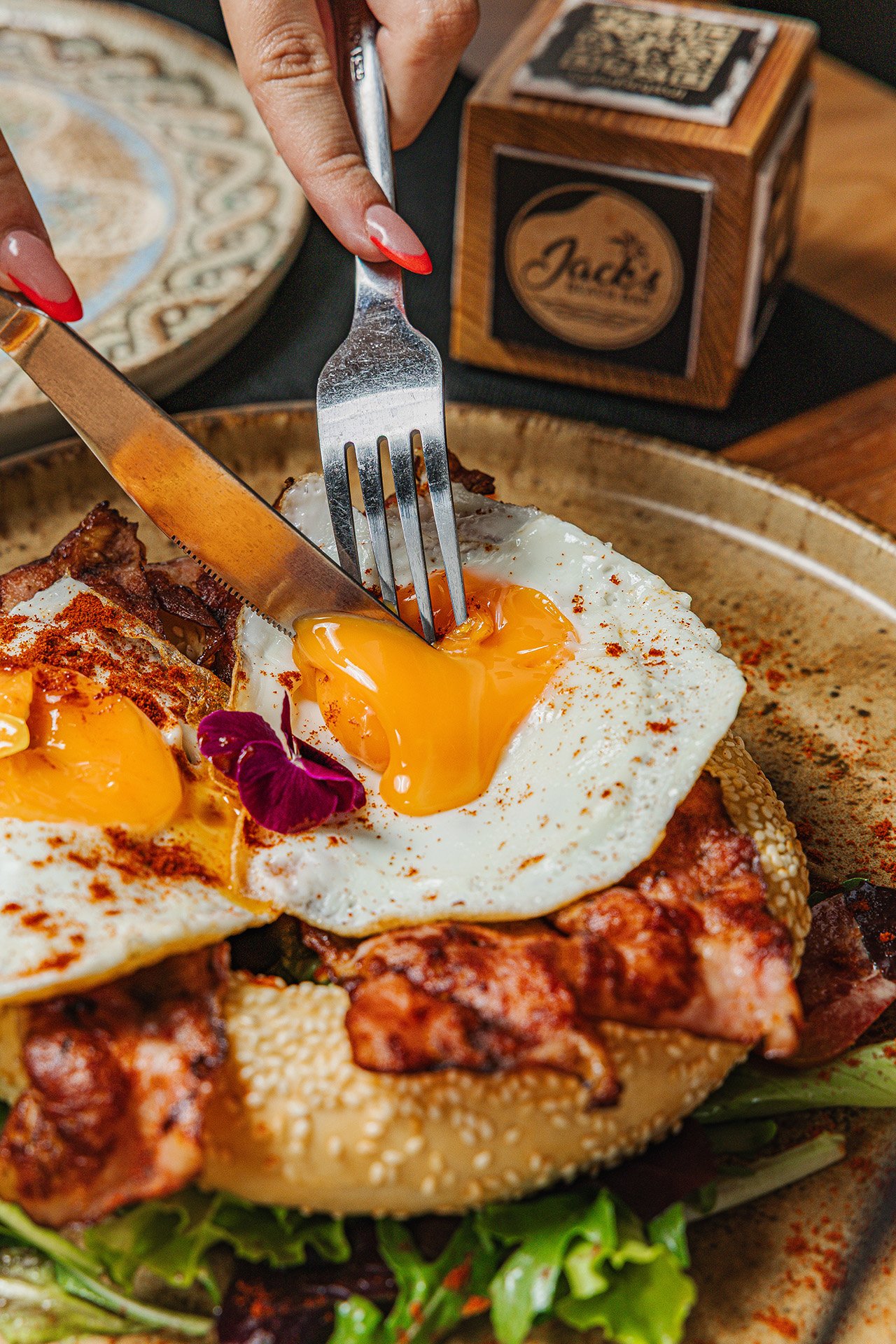 Fried eggs